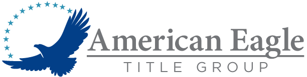 American Eagle Title Insurance Company Logo with an Eagle and Stars